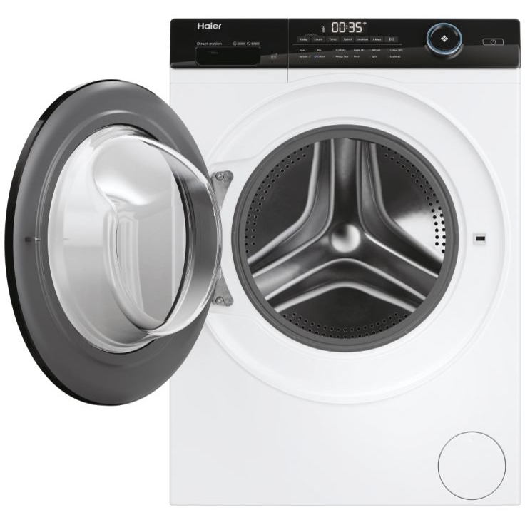 Haier HW90-B14959U1-UK Washing Machine, 9kg, 1400 Spin, White, A Rated