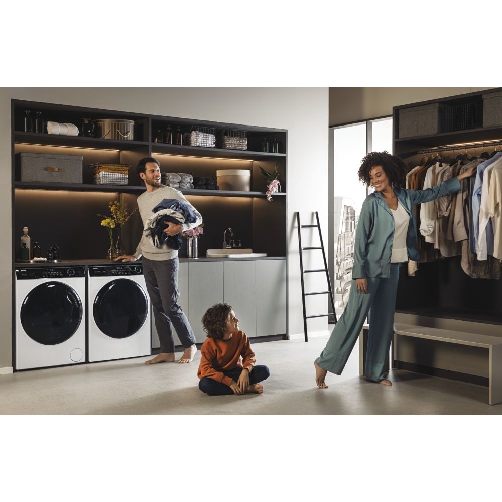 Haier HW100-B14959U1 I-Pro Series 5 Washing Machine, 10kg, 1400 Spin, White, A Rated