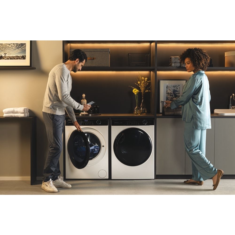 Haier HW100-B14959U1 I-Pro Series 5 Washing Machine, 10kg, 1400 Spin, White, A Rated