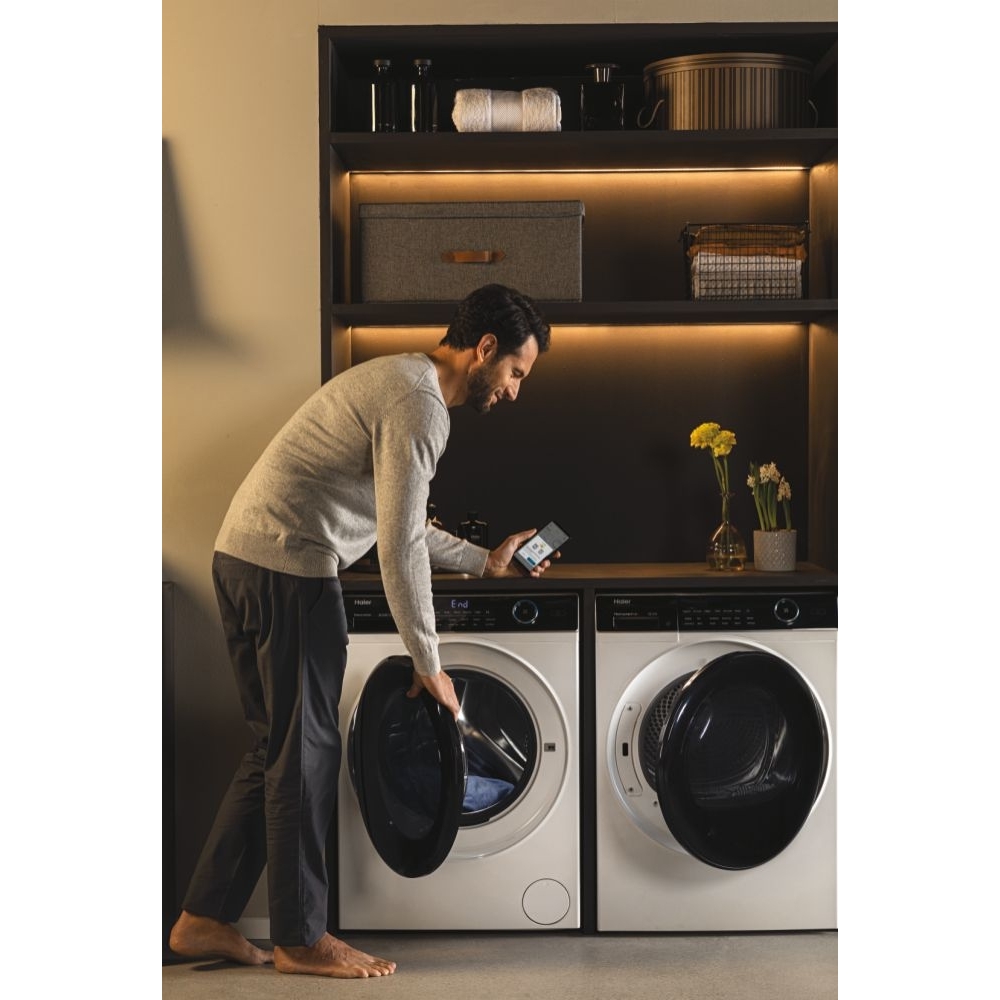 Haier HW100-B14959U1 I-Pro Series 5 Washing Machine, 10kg, 1400 Spin, White, A Rated