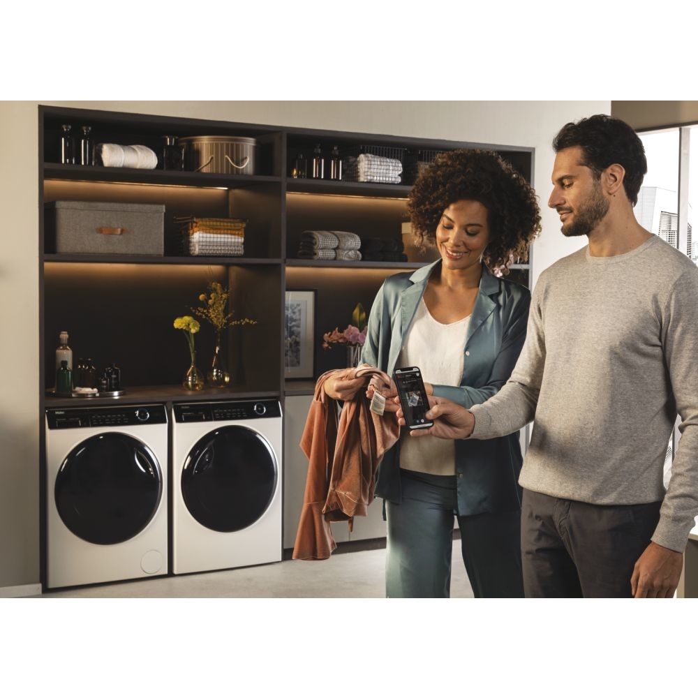 Haier HW100-B14959U1 I-Pro Series 5 Washing Machine, 10kg, 1400 Spin, White, A Rated