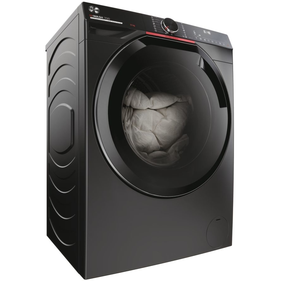 Hoover H7W 69MBCR Washing Machine, Graphite Grey, 9kg, 1600 Spin, A Rated