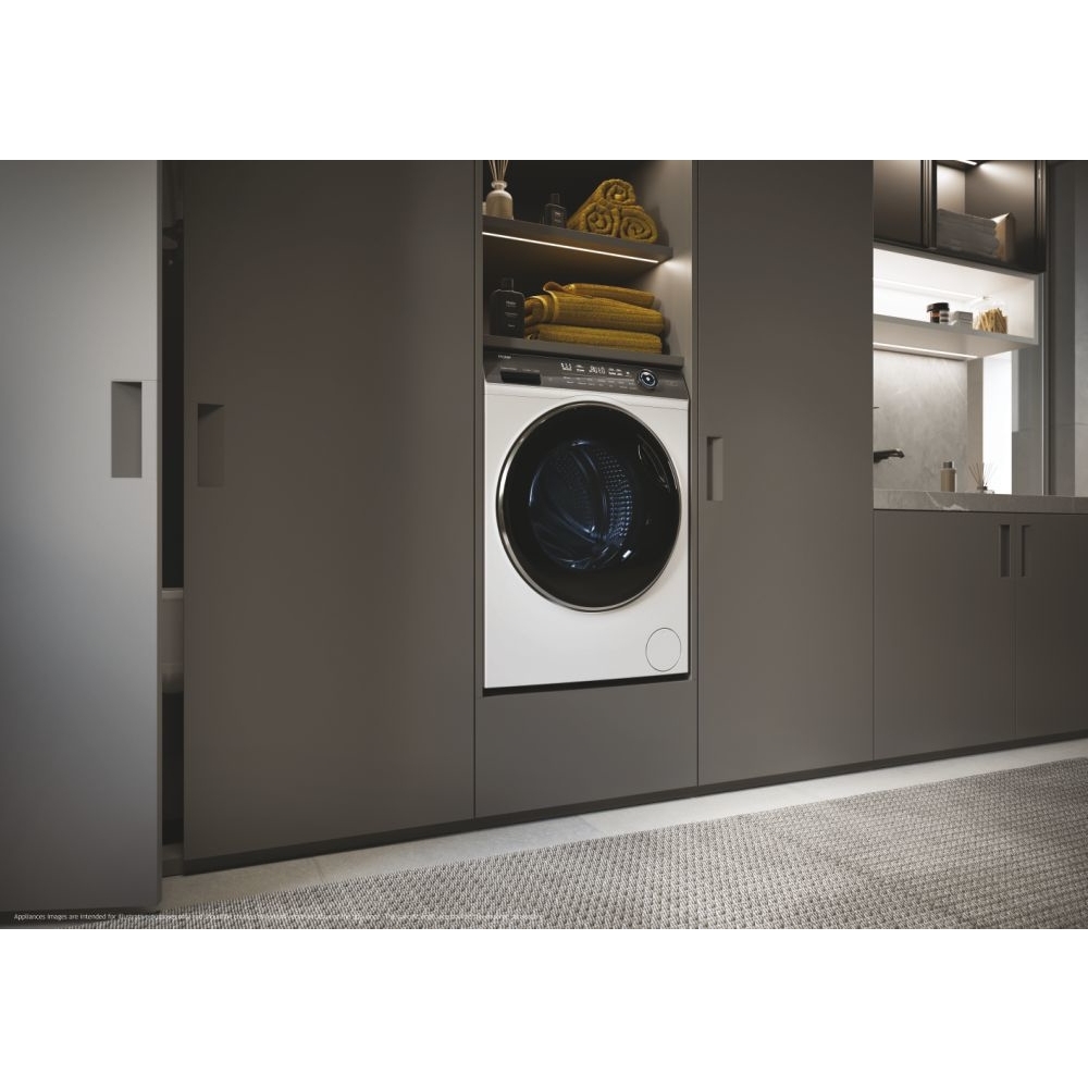 Haier HW100-B14979U1 I-Pro Series 7 Plus Washing Machine, 10kg, 1400 Spin, White, A Rated