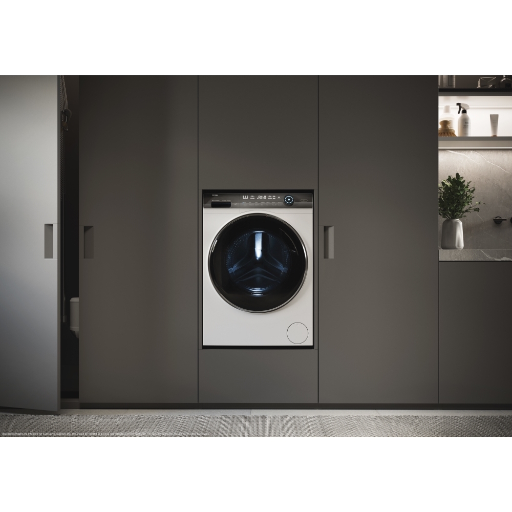 Haier HW100-B14979U1 I-Pro Series 7 Plus Washing Machine, 10kg, 1400 Spin, White, A Rated