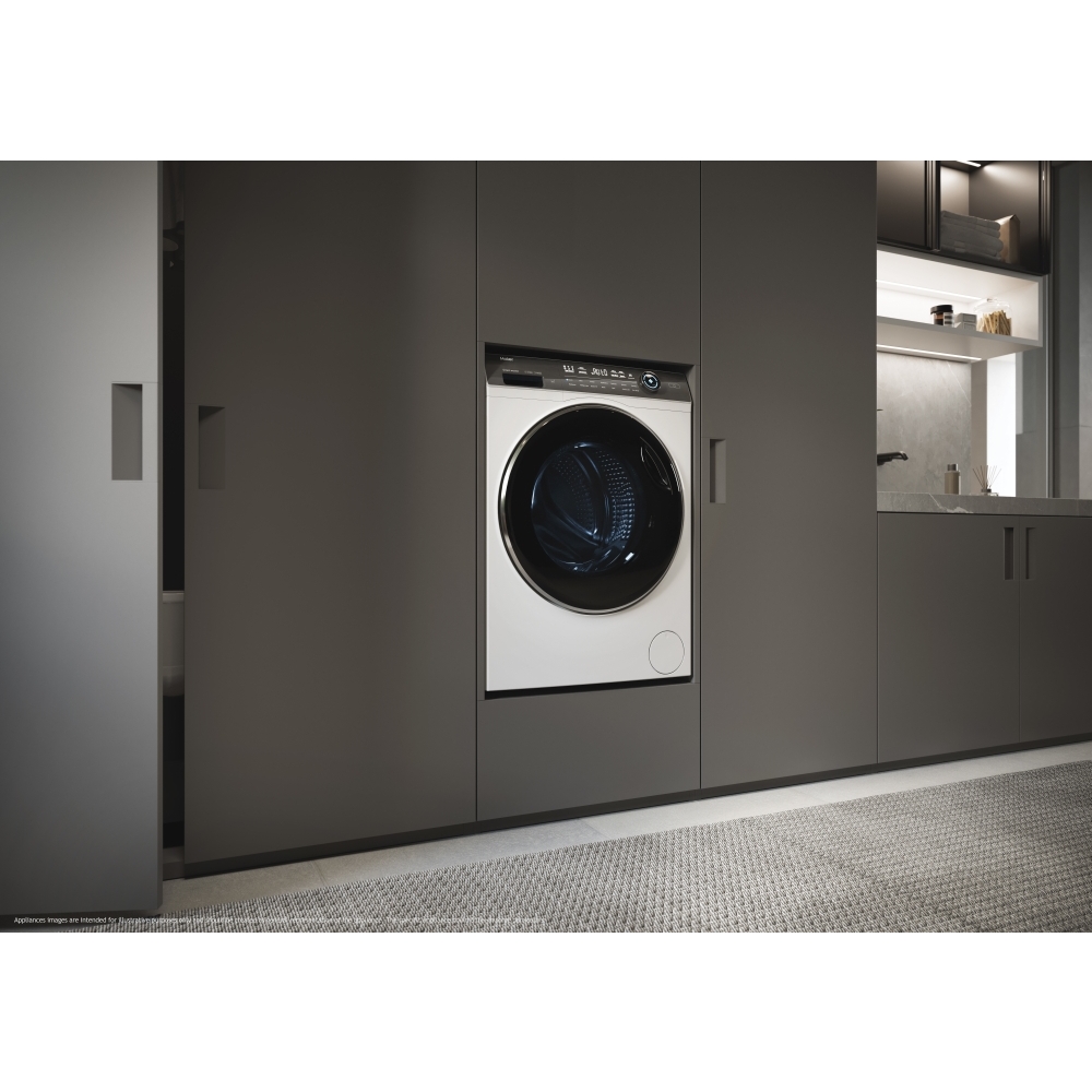 Haier HW100-B14979U1 I-Pro Series 7 Plus Washing Machine, 10kg, 1400 Spin, White, A Rated