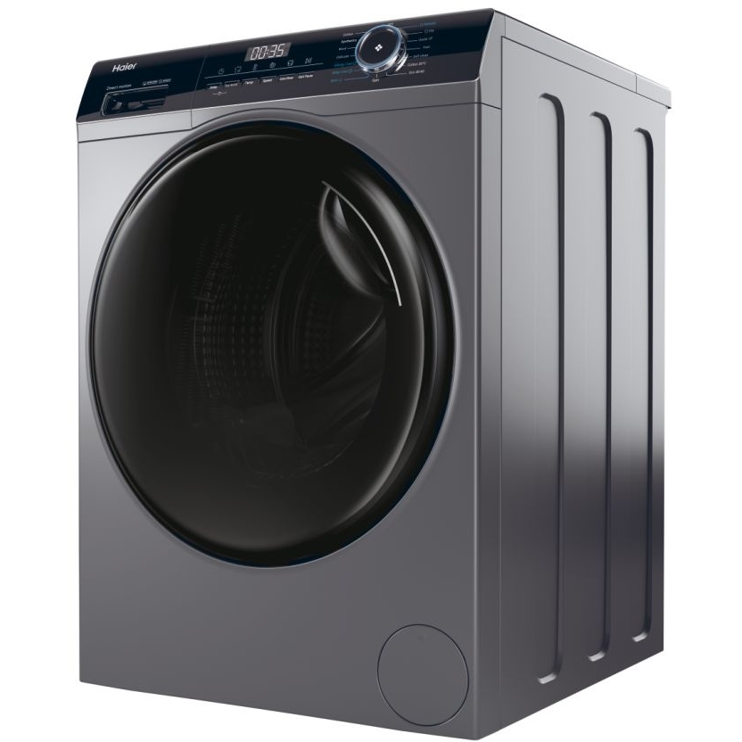 Haier HWD100-B14939SUK Washer Dryer, 10kg/6kg, 1400 Spin, Grey, D Rated