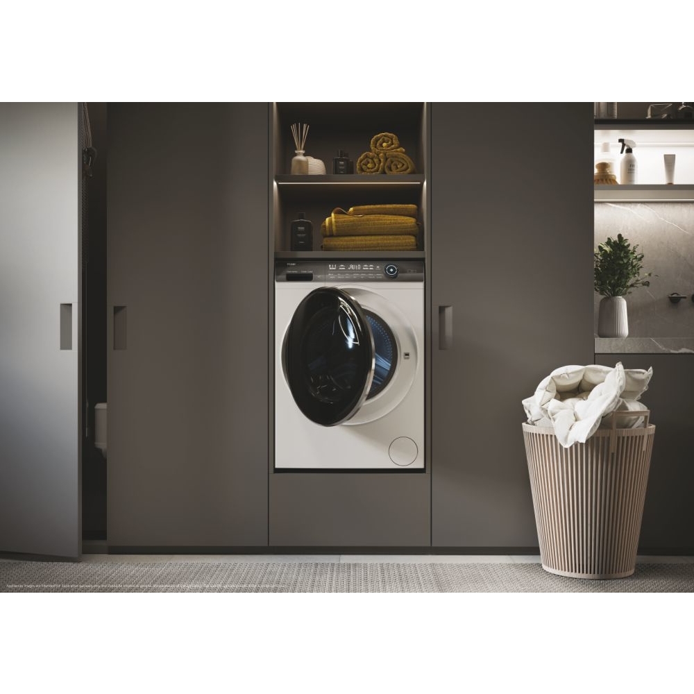 Haier HW100-BD14979U1 I-Pro Series 7 Plus Washing Machine, 10kg, 1400 Spin, White, A Rated