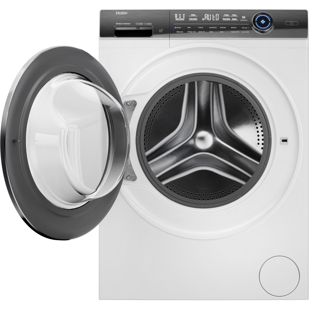 Haier HW100-BD14979U1 I-Pro Series 7 Plus Washing Machine, 10kg, 1400 Spin, White, A Rated