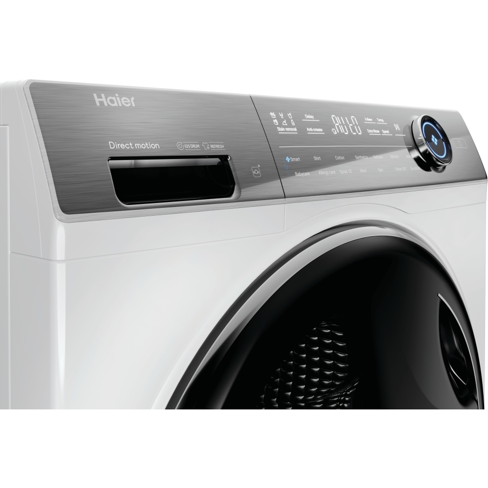 Haier HW100-BD14979U1 I-Pro Series 7 Plus Washing Machine, 10kg, 1400 Spin, White, A Rated