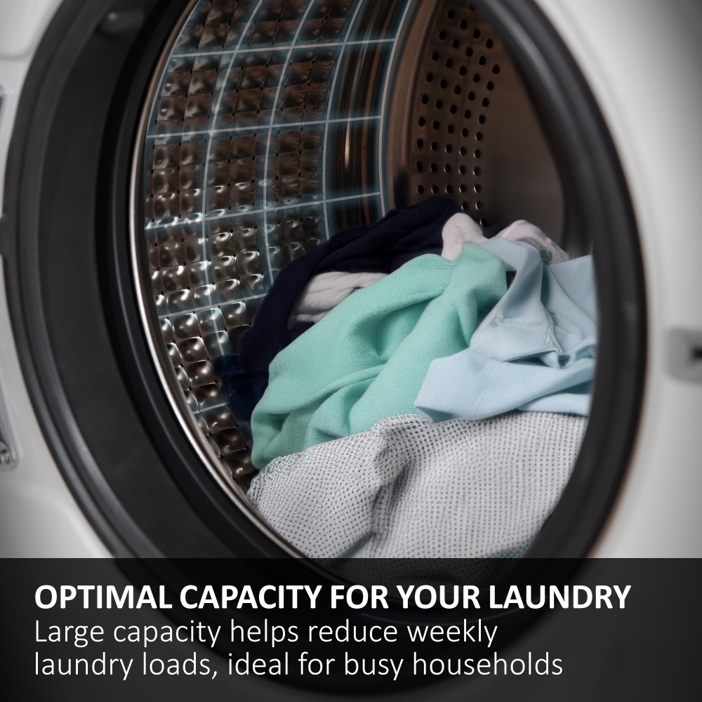 Haier HW10GBD14979SUUK Washing Machine, 10kg, 1400 Spin, Grey, A Rated