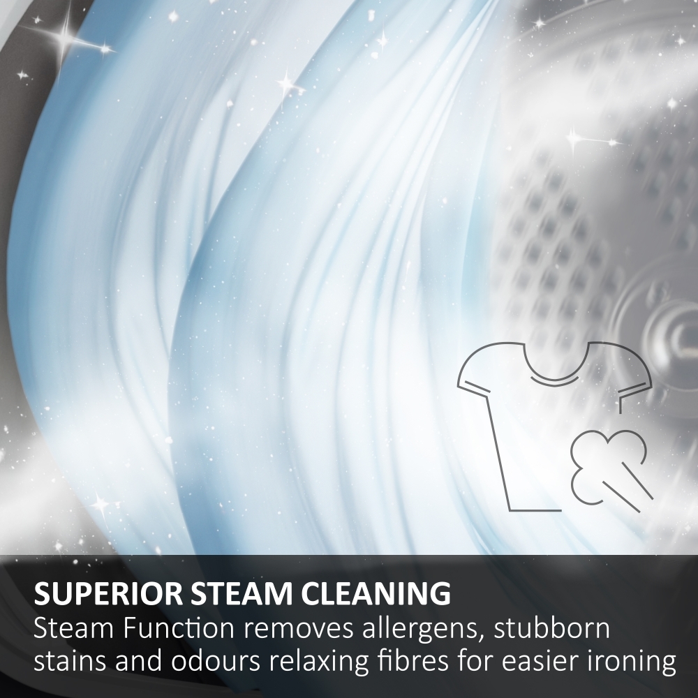 Haier HW10GBD14979SUUK Washing Machine, 10kg, 1400 Spin, Grey, A Rated