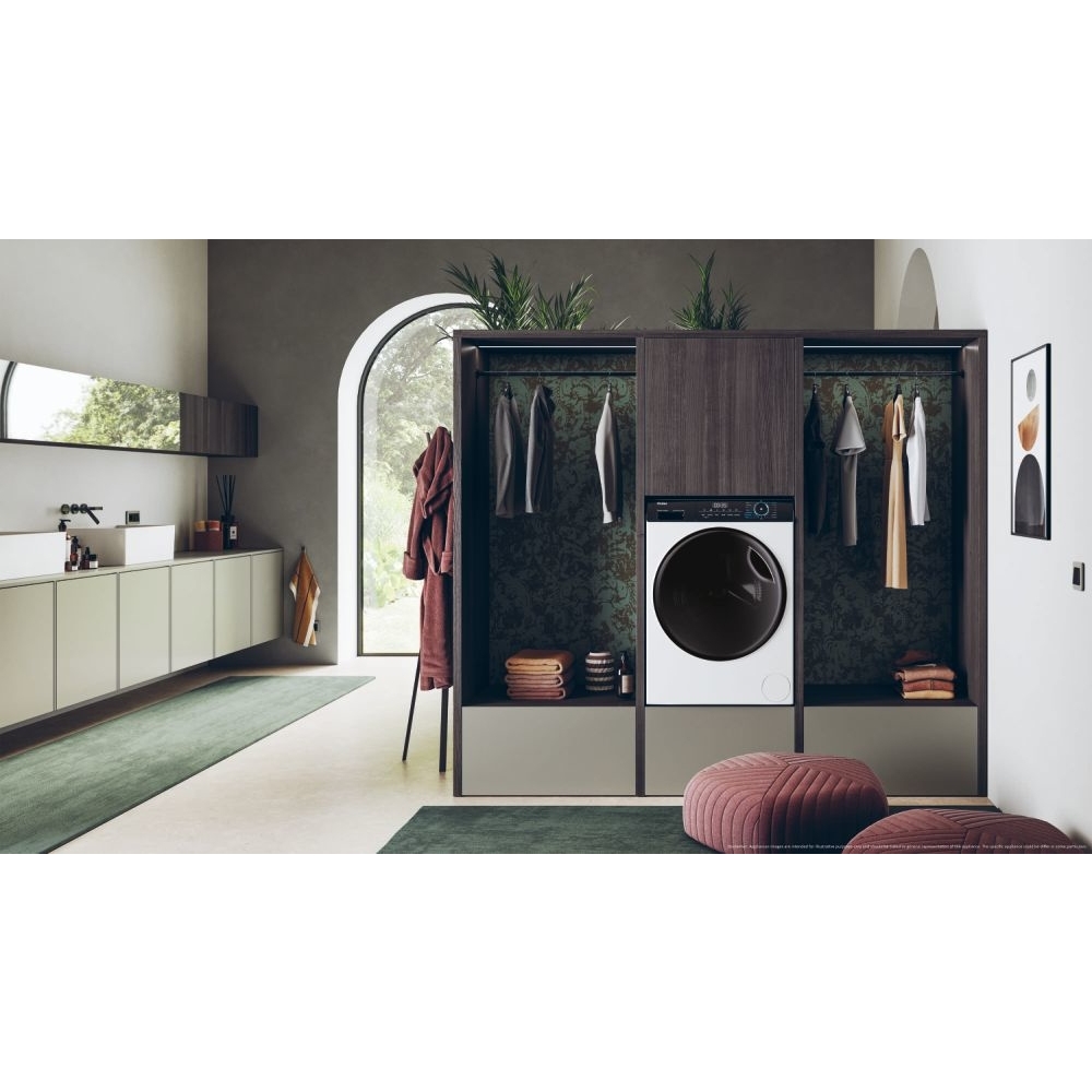 Haier HWD100-B14939 Washer Dryer, 10kg/6kg, 1400 Spin, White, A Rated