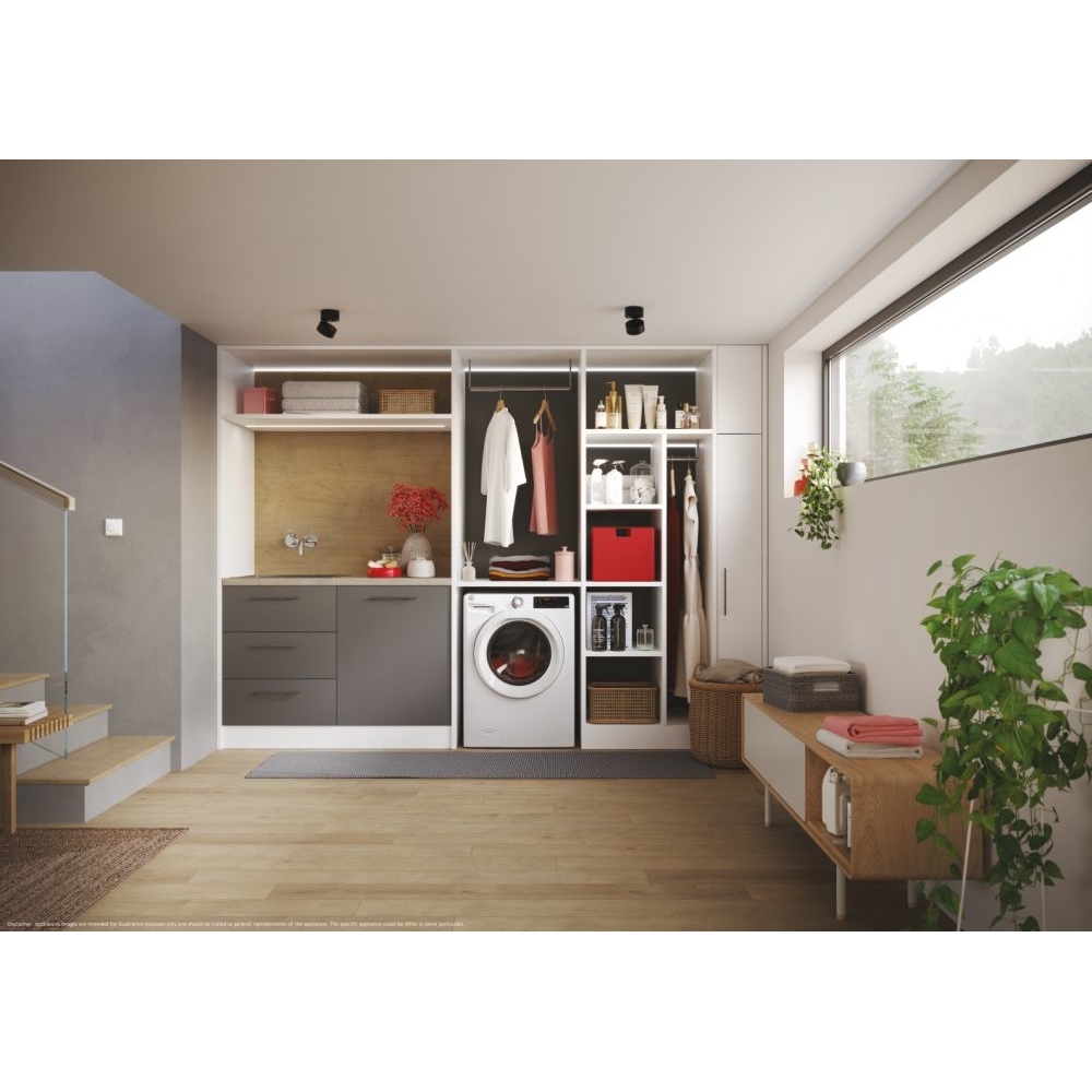 Hoover H3WPS4106TM6 Washing Machine, 10kg, 1400 Spin, White, A Rated