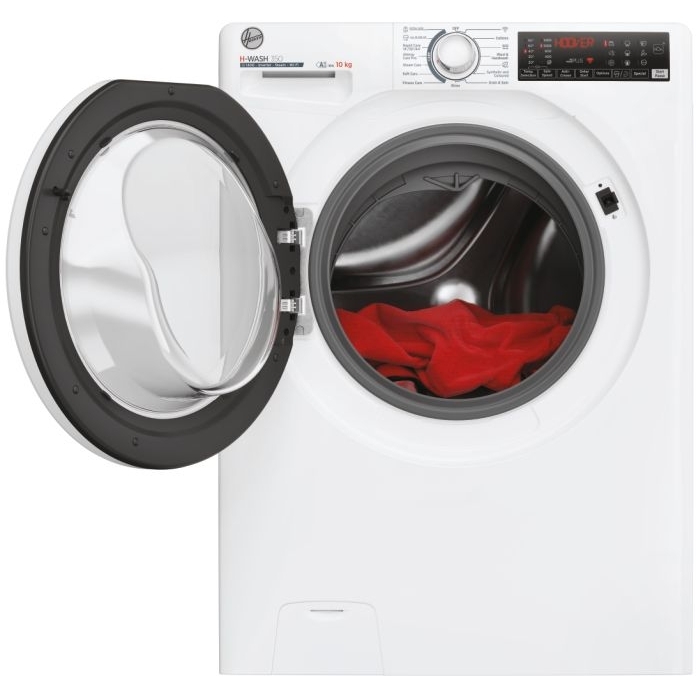 Hoover H3WPS4106TM6 Washing Machine, 10kg, 1400 Spin, White, A Rated