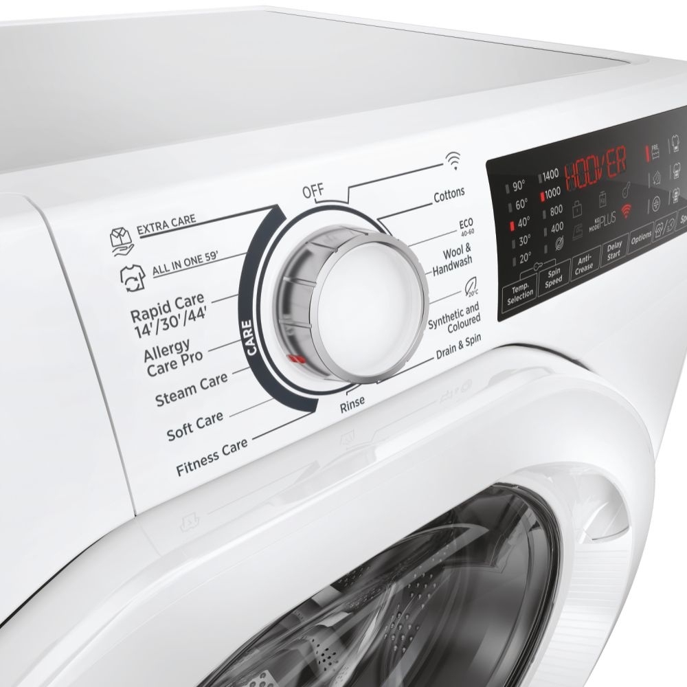 Hoover H3WPS4106TM6 Washing Machine, 10kg, 1400 Spin, White, A Rated