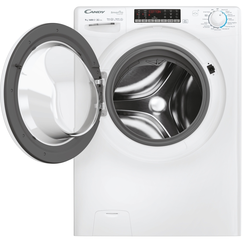 Candy CSO 696TWM6-80 Washing Machine, 9kg, 1600 Spin, White, A Rated