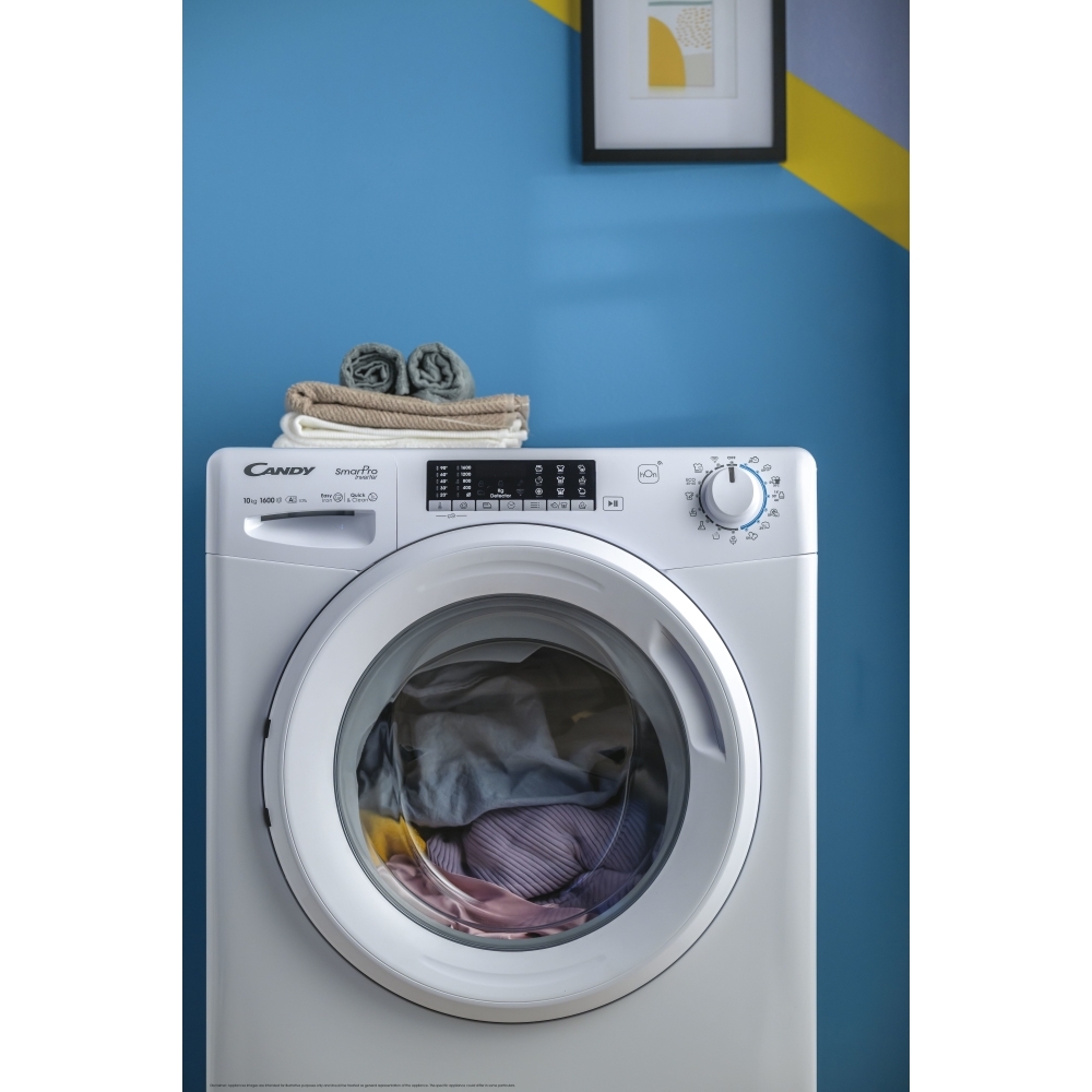 Candy CSO 696TWM6-80 Washing Machine, 9kg, 1600 Spin, White, A Rated