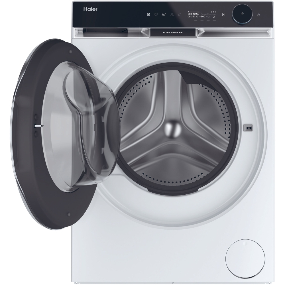 Haier HW110-BD14397UUK Washing Machine, 11kg, 1400 Spin, White, A Rated