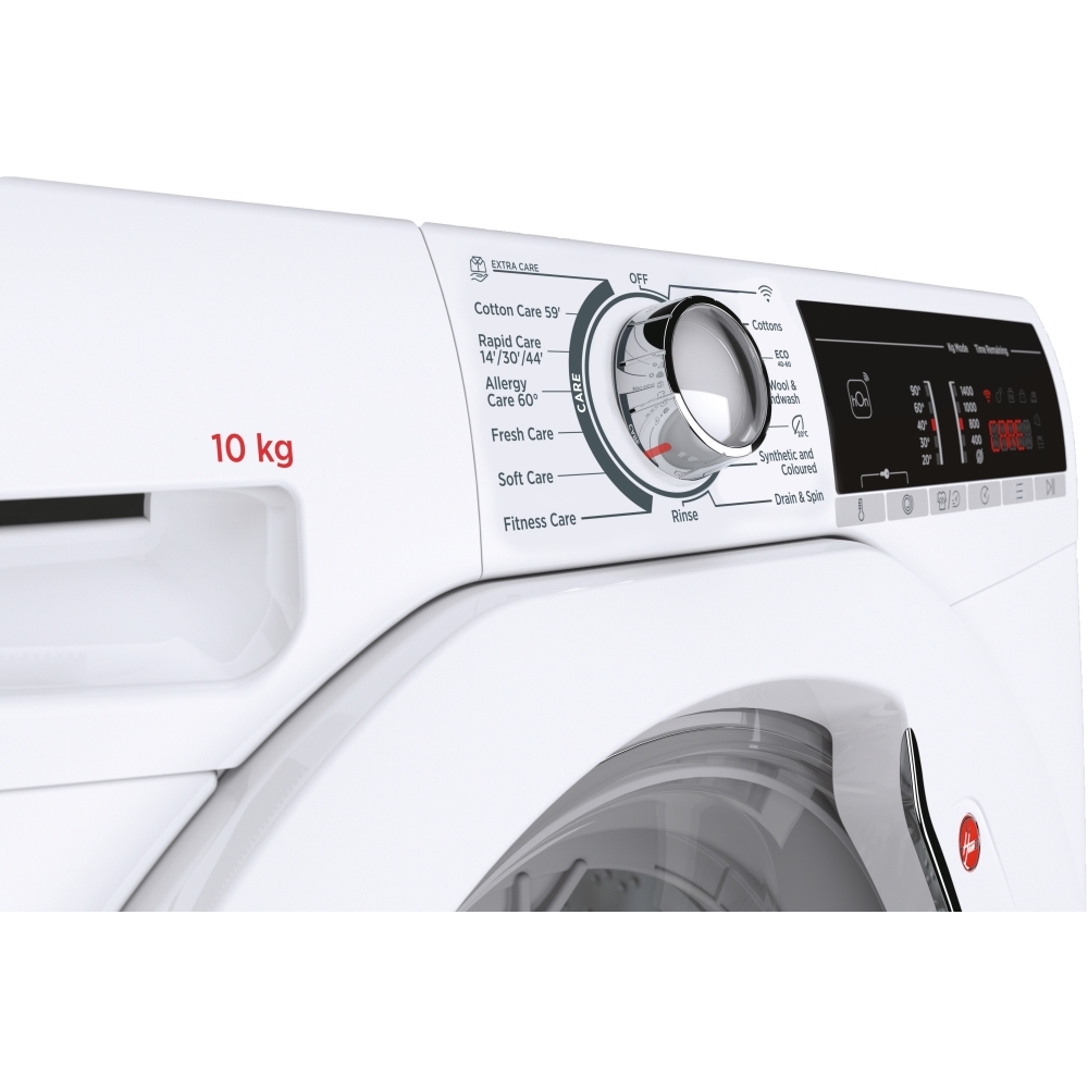 Hoover H3WO4105TA4/1-80 Washing Machine, 10kg, 1400 Spin, White, B Rated