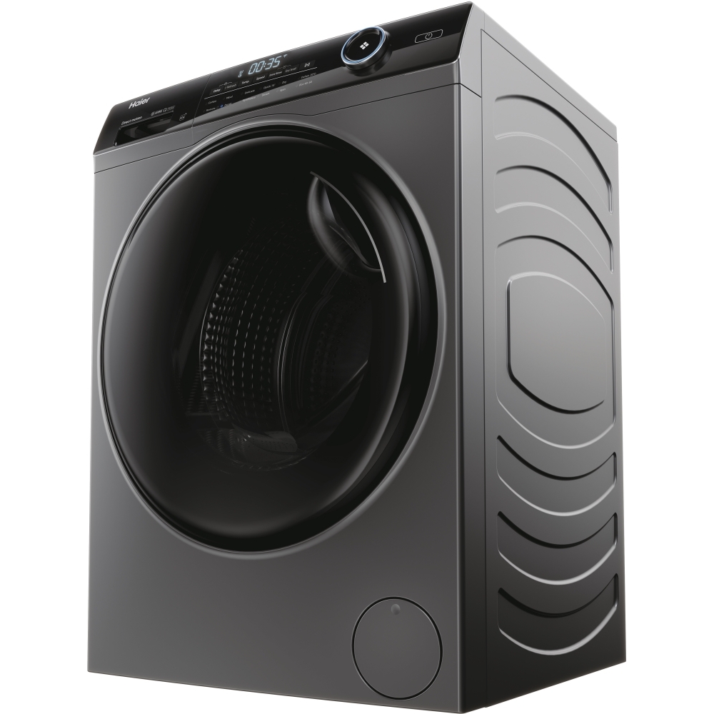 Haier HWD100B14959SNUK Washer Dryer, 10kg/6kg, 1400 Spin, Grey, A Rated