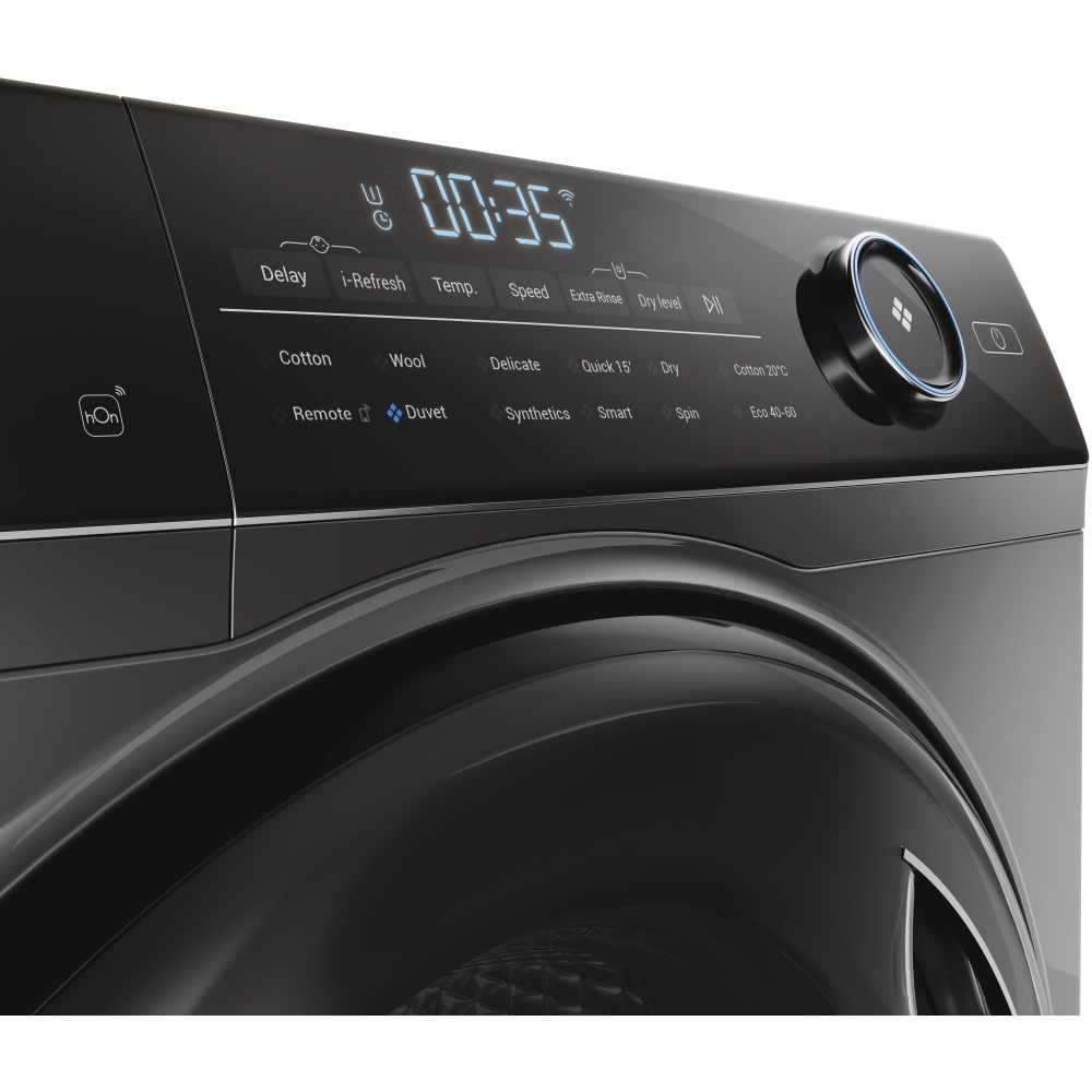Haier HWD100B14959SNUK Washer Dryer, 10kg/6kg, 1400 Spin, Grey, A Rated