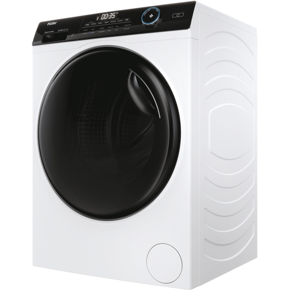 Haier HWD90B14959NUUK Washer Dryer, 9kg/6kg, 1400 Spin, White, D Rated