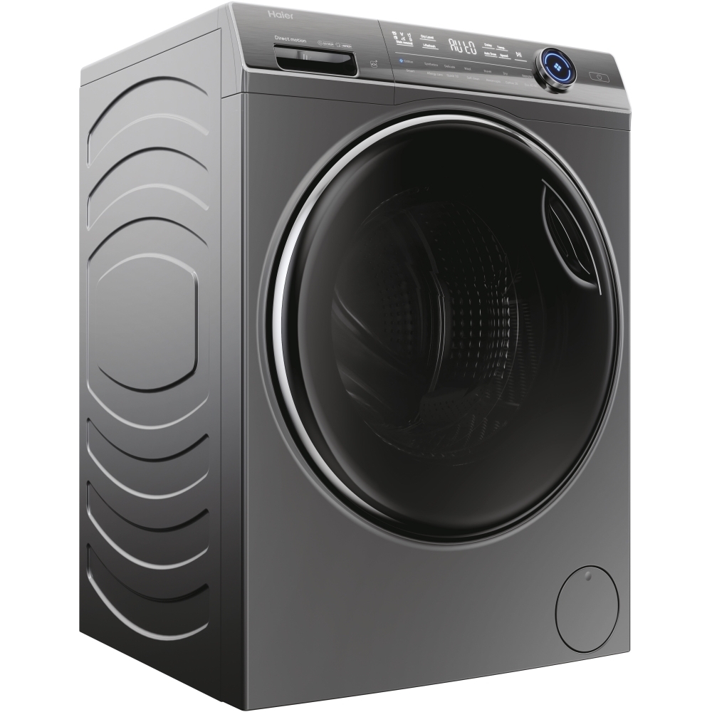 Haier HWD10BD14979SNUK I Pro Series 7+ Washer Dryer, 10kg/6kg, 1400 Spin, Grey, D Rated