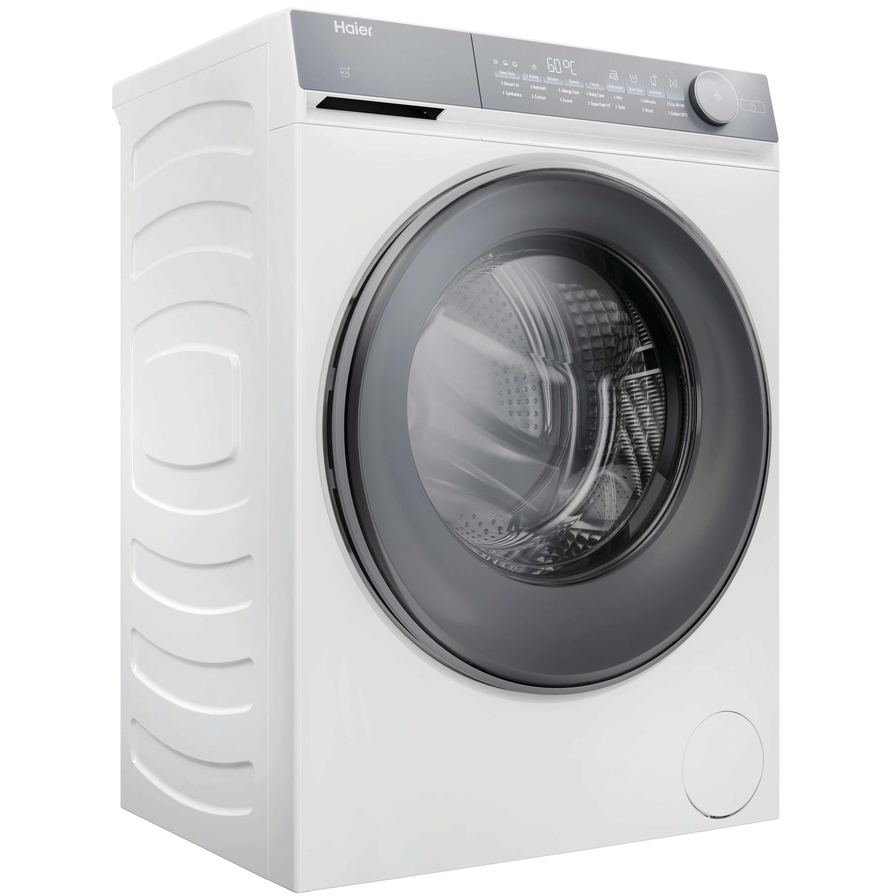 Haier HW90-B14367TU1UK Washing Machine, 9kg, 1400 Spin, White, A Rated