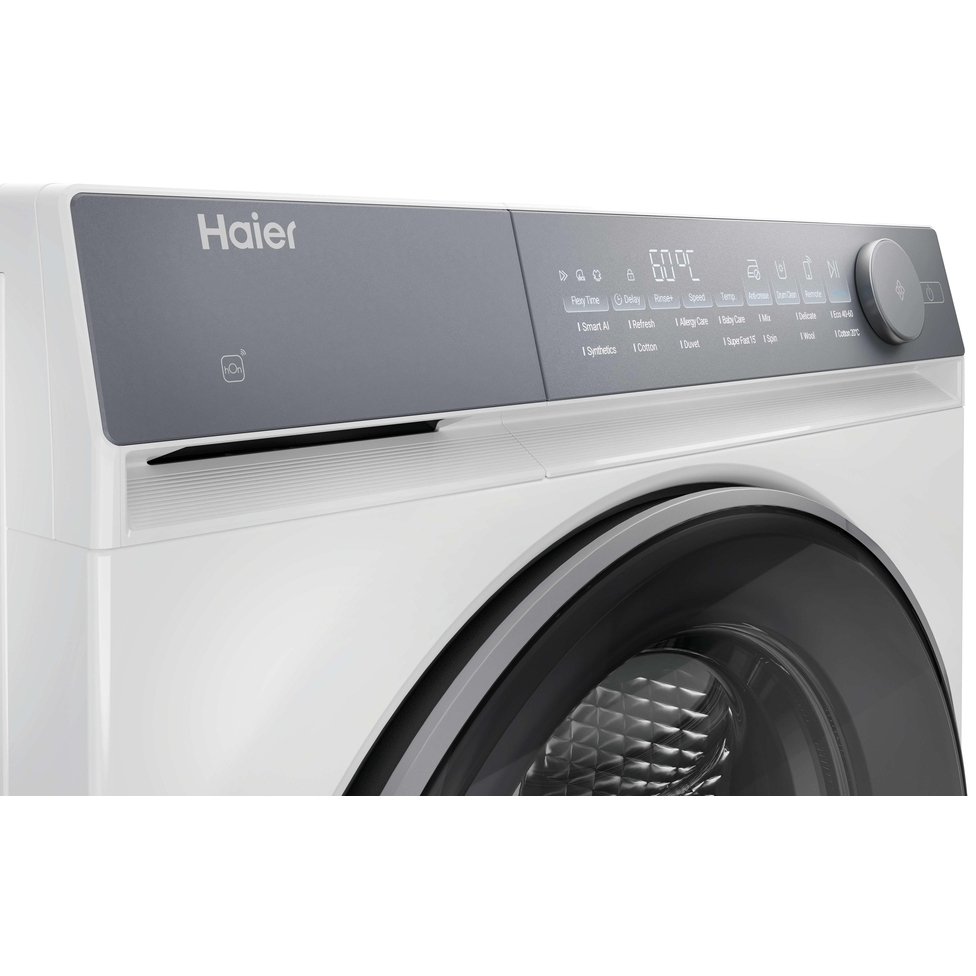 Haier HW90-B14367TU1UK Washing Machine, 9kg, 1400 Spin, White, A Rated