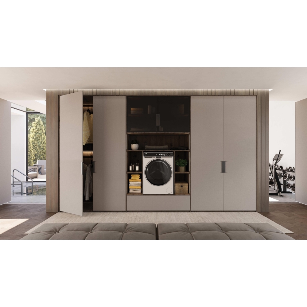 Haier HWD120BD16397EUK Washer Dryer, 12kg/7kg, 1600 Spin, White, A Rated
