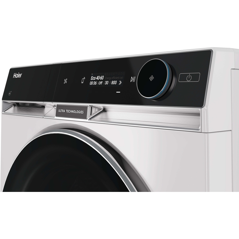 Haier HWD120BD16397EUK Washer Dryer, 12kg/7kg, 1600 Spin, White, A Rated