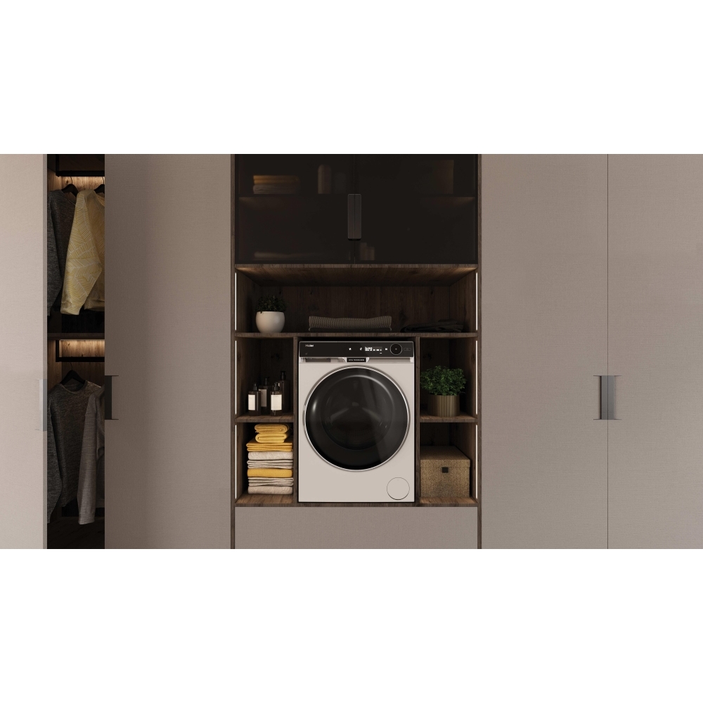 Haier HWD120BD16397EUK Washer Dryer, 12kg/7kg, 1600 Spin, White, A Rated