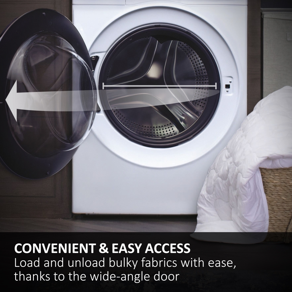 Haier HW100-BP14357UUK X5 Washing Machine, 10kg, 1400 Spin, White, A Rated
