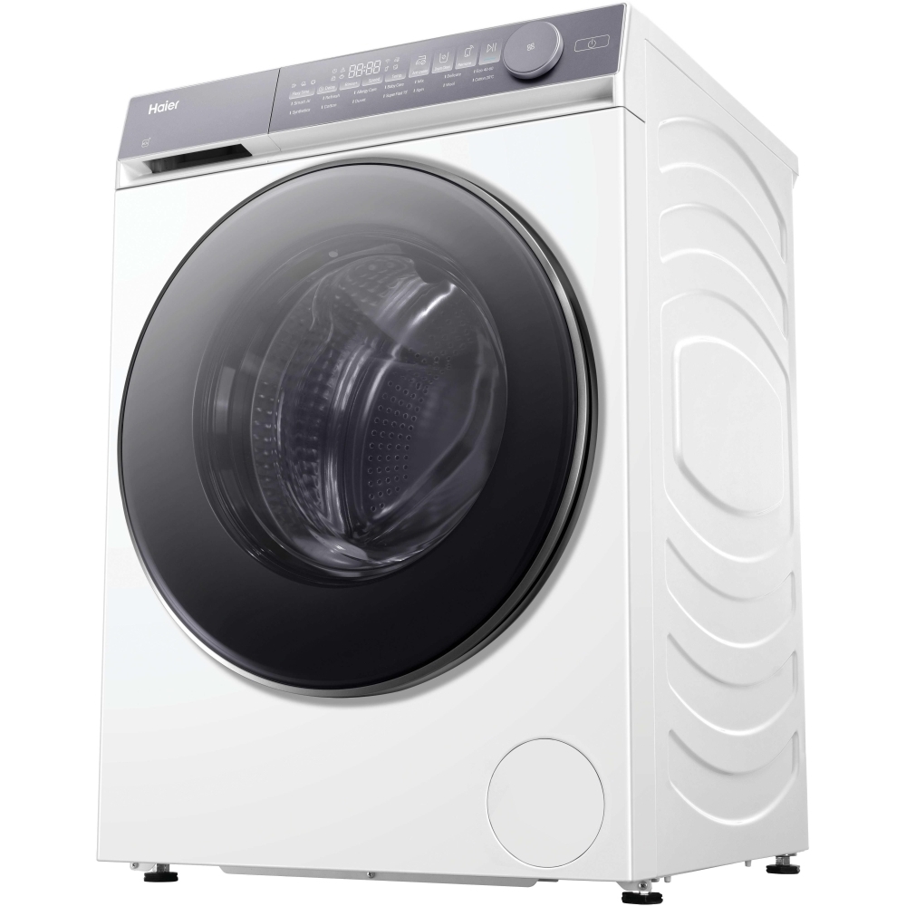 Haier HW100-B14367U-UK Washing Machine, 10kg, 1400 Spin, White, A Rated