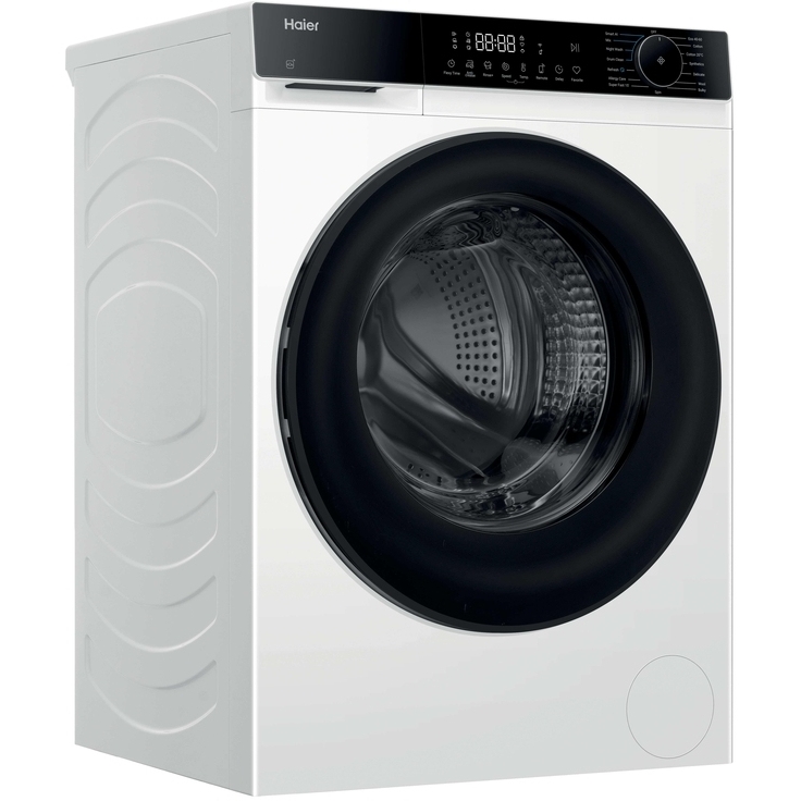 Haier HW120-BP14357UUK Washing Machine, 12kg, 1400 Spin, White, A Rated