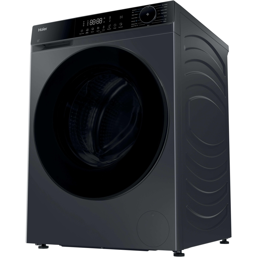 Haier HWD90BP14357GTUK Washer Dryer, 8kg/5kg, 1400 Spin, Grey, D Rated