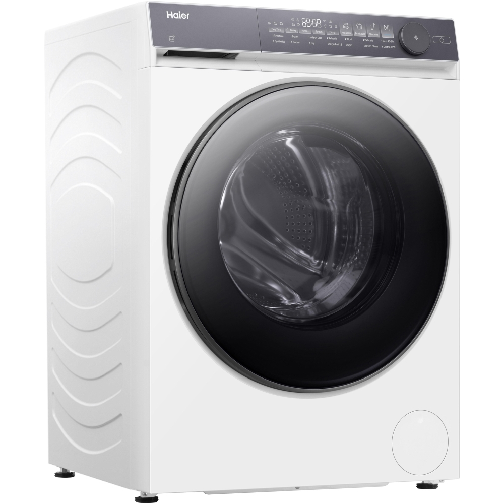 Haier HWD80BP14367TU Washer Dryer, 8kg/5kg, 1400 Spin, White, D Rated