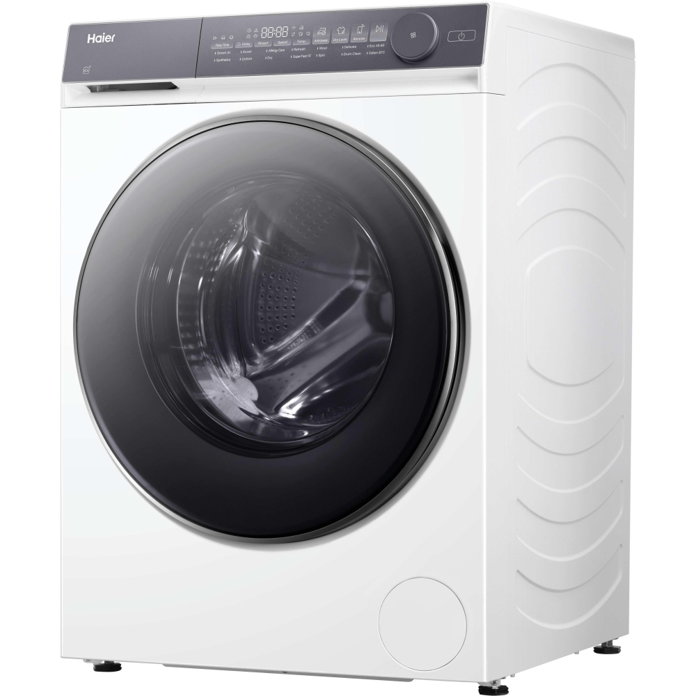 Haier HWD80BP14367TU Washer Dryer, 8kg/5kg, 1400 Spin, White, D Rated