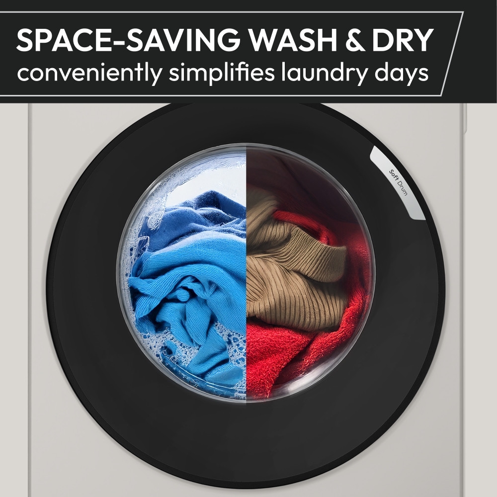 Hoover HGWD 4106B9GC-80 Washer Dryer, 10kg/6kg, 1400 Spin, Grey, D Rated