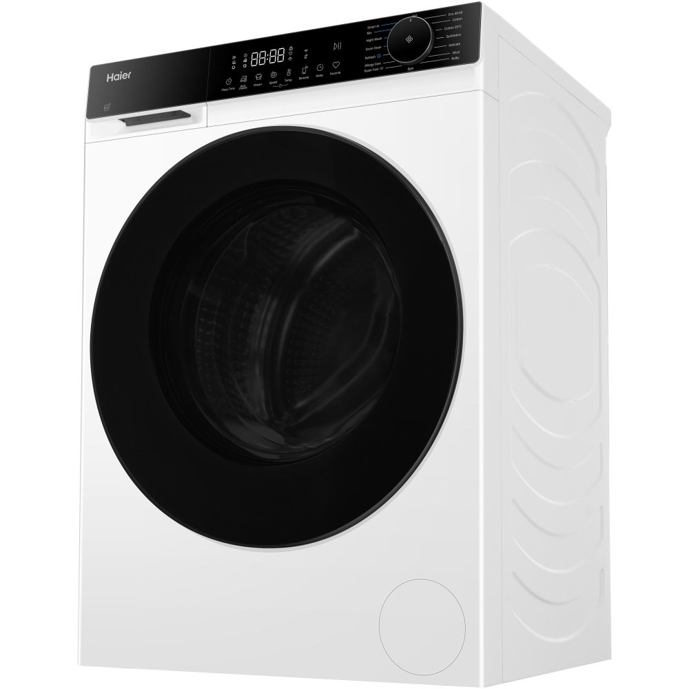 Haier HW90BP14357AETU Washing Machine, 9kg, 1400 Spin, White, A Rated