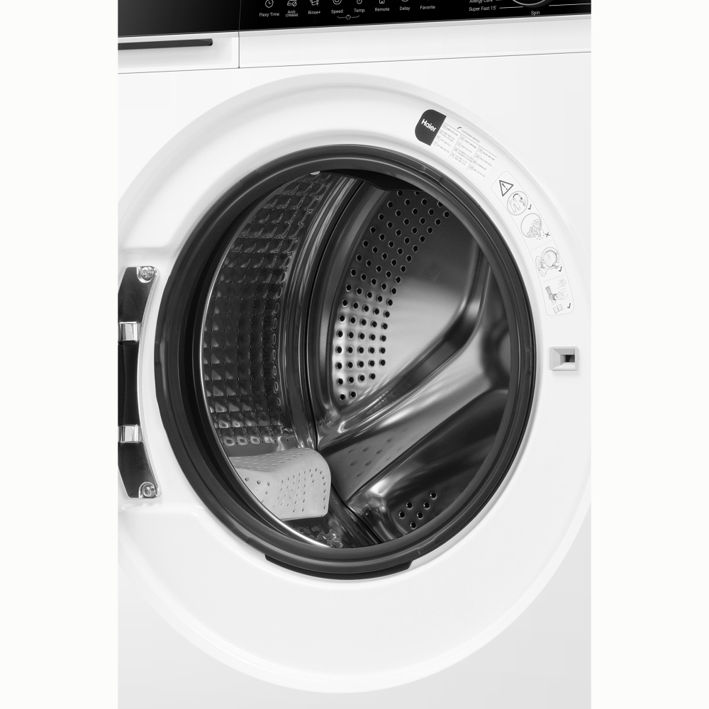 Haier HW90BP14357AETU Washing Machine, 9kg, 1400 Spin, White, A Rated
