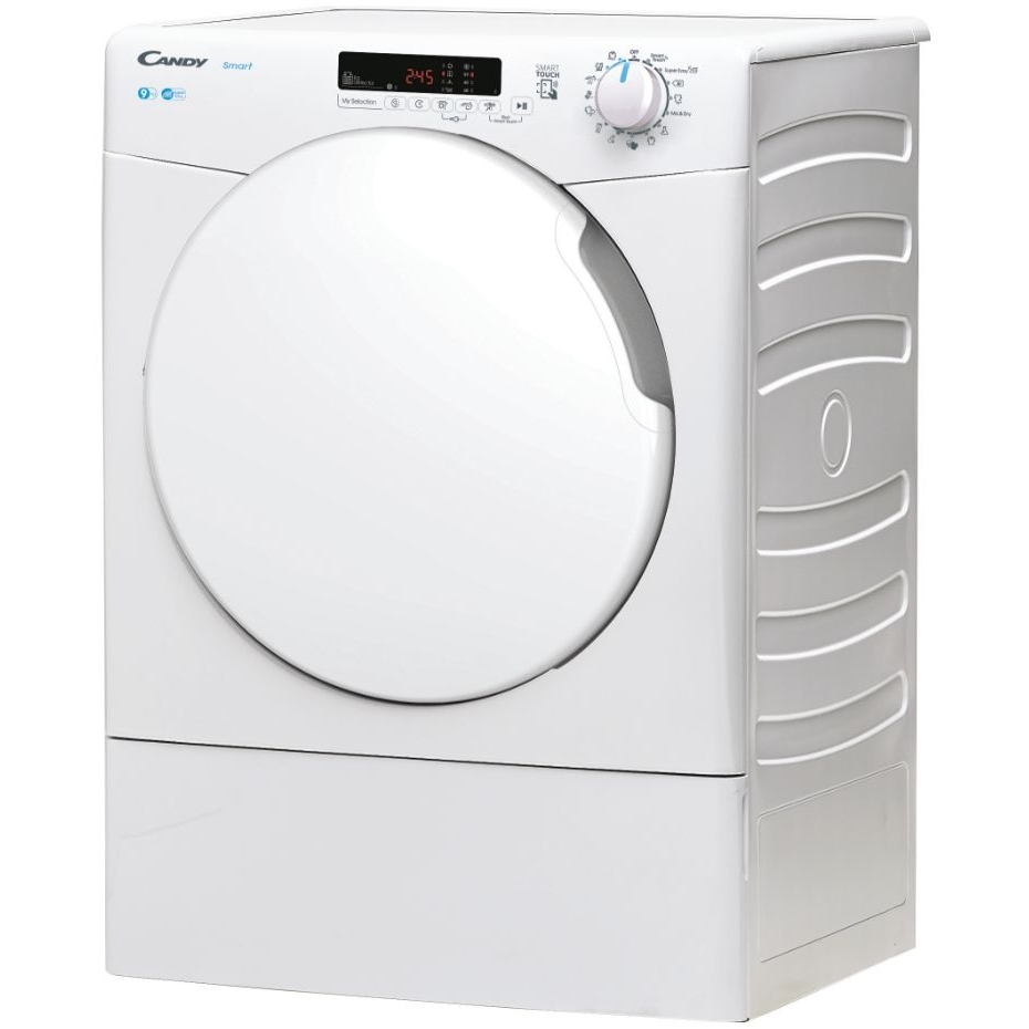 Candy CSE V9DF Vented Tumble Dryer, 9kg, White, C Rated
