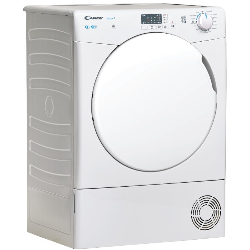 Candy CSEC8LF-80 Condenser Tumble Dryer, 8kg, White, B Rated