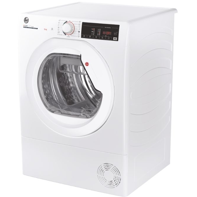 Hoover HLEC9TE Condenser Tumble Dryer, 9kg, White, B Rated