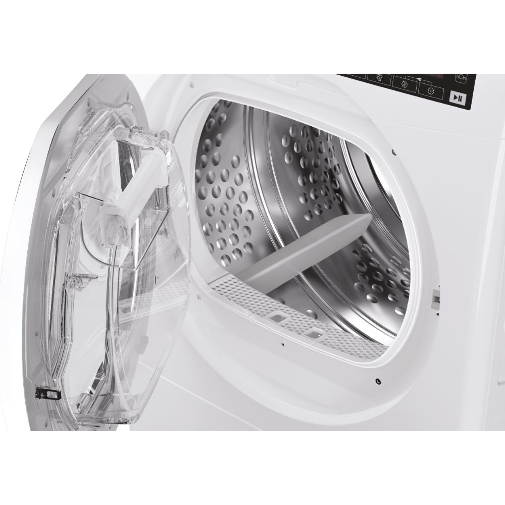 Hoover HLEC9TE Condenser Tumble Dryer, 9kg, White, B Rated