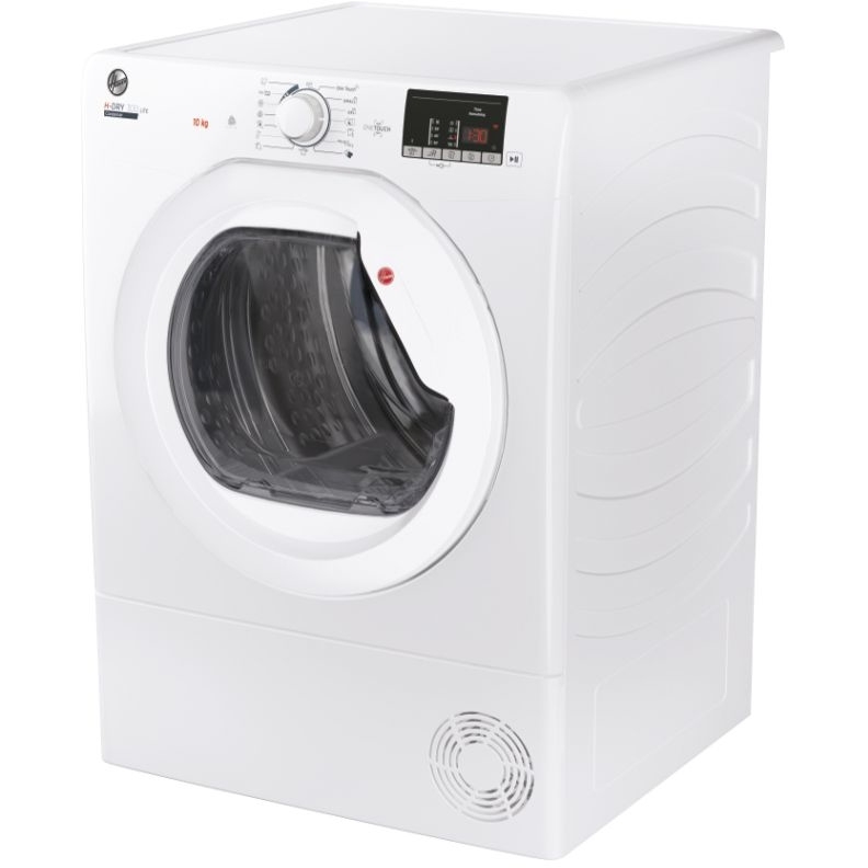 Hoover HLE C10DG-80 Condenser Tumble Dryer, 10kg, White, B Rated