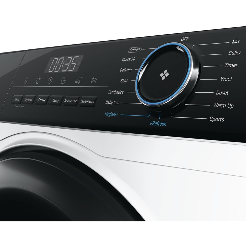 Haier HD80-A2939 Heat Pump Tumble Dryer, 8kg, White, A++ Rated