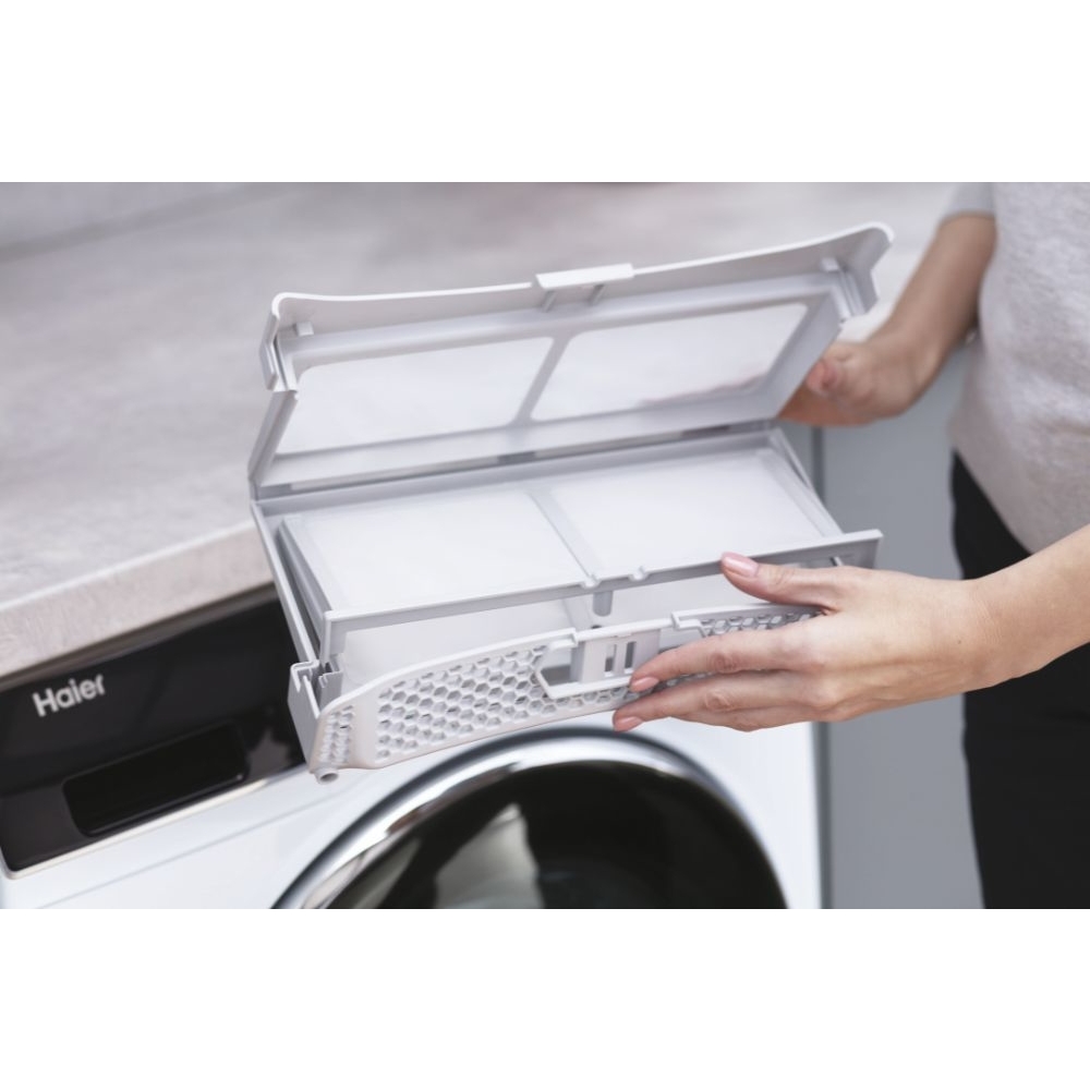 Haier HD90-A3Q979U1-UK Heat Pump Tumble Dryer, 9kg, White, A+++ Rated