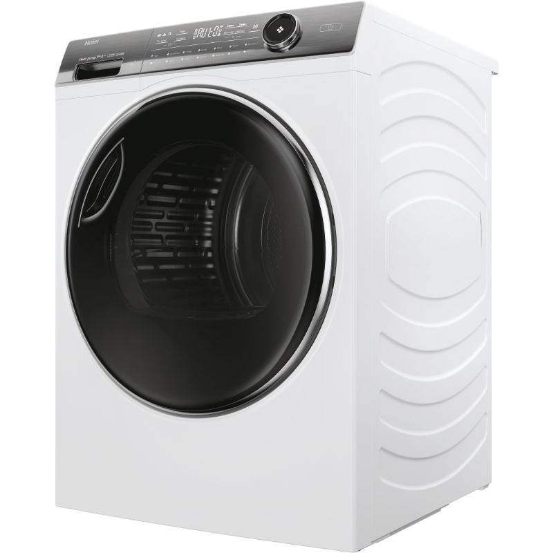 Haier HD90-A3Q979U1-UK Heat Pump Tumble Dryer, 9kg, White, A+++ Rated
