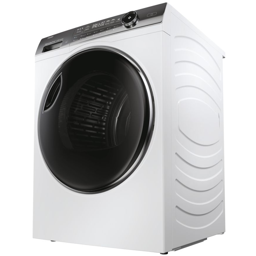 Haier HD90-A3Q979U1-UK Heat Pump Tumble Dryer, 9kg, White, A+++ Rated